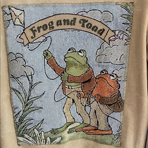 Retro Frog and Toad Graphic Sweatshirt - Picture 3 of 4